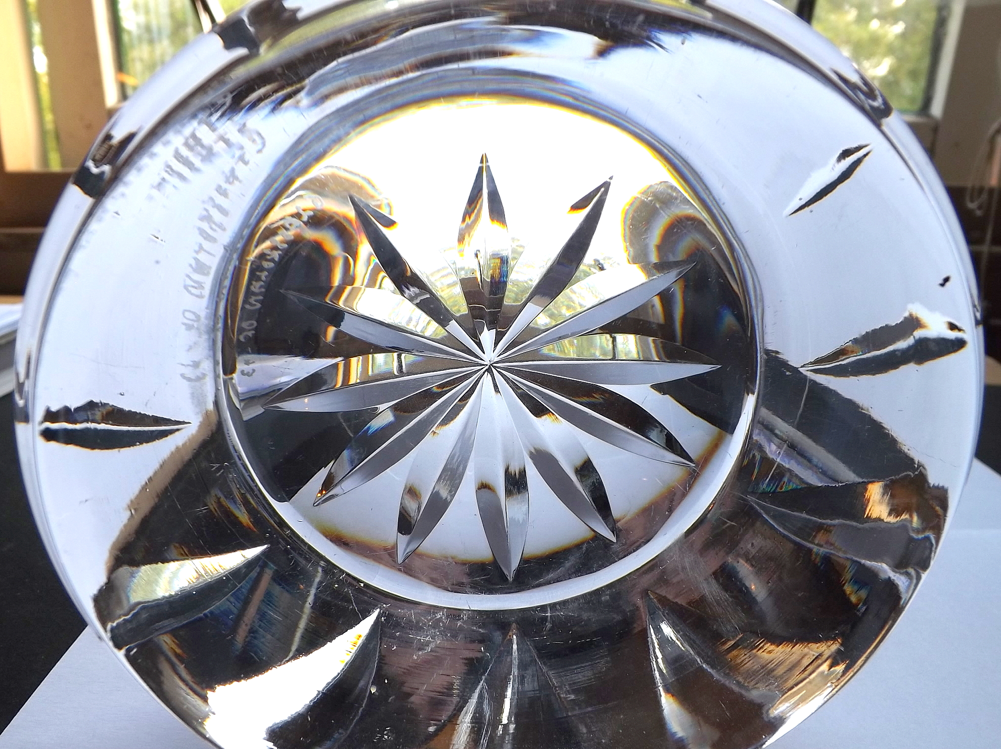 Orrefors - Unica geetste kristallen bowl - Glasskolan 73  kopen? Bied vanaf 1!