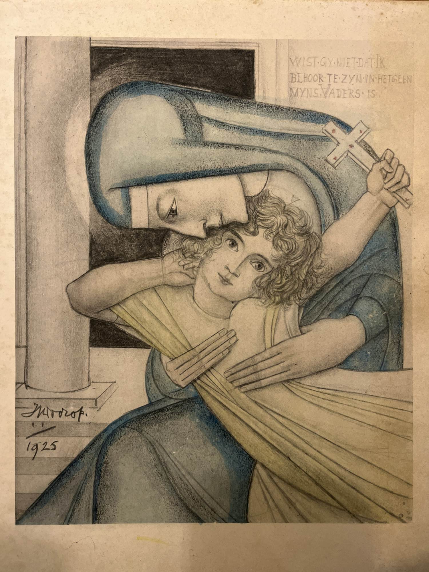 Jan Toorop - Wist gy niet dat ik behoor te zyn in hetgeen myns vaders is kopen? Bied vanaf 50!