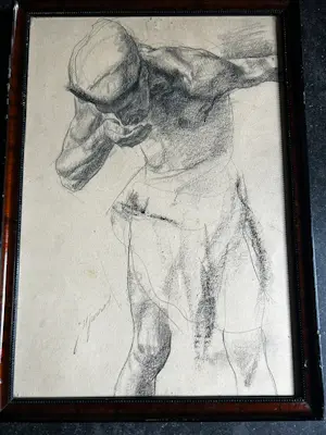 AcheterJohannes Hendricus Jurres - J.H. Jurres (1875 -1946) Krachtige mannelijke anatomie studie (1931)? Enchérissez de 150!