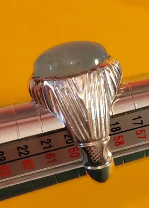 Zilver - 5 prachtige ringen van 925 zilver met natuurlijke edelstenen kopen? Bied vanaf 200!