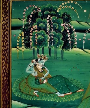 Niet of onleesbaar gesigneerd - Pahari School (Kangra) - Schilderij kopen? Bied vanaf 10!