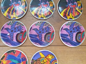 Corneille - 14 onderzetters van keramiek kopen? Bied vanaf 55!