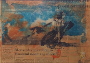 Niet of onleesbaar gesigneerd - gemengde techniek op papier - unica kopen? Bied vanaf 1!