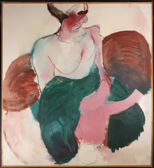 Chris van Voorst - Olieverf op doek, Vrouw - Ingelijst (Groot) kopen? Bied vanaf 120!