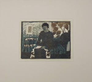 Otto B. de Kat - Zittende vrouw op sofa kopen? Bied vanaf 85!