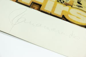 Panamarenko - In Space, Litho en Collage 2003, handgesigneerd met certificaat kopen? Bied vanaf 850!