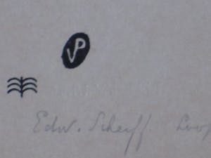 Edwin Scharff - Naakt lopende mannen - Litho kopen? Bied vanaf 45!