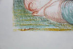 Kees Andrea - litho: de baadsters I kopen? Bied vanaf 35!