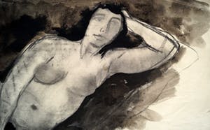 Jan Tullemans - liggend naakt kopen? Bied vanaf 65!