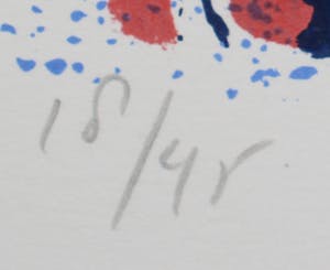 John Lie a Fo - Grote zeefdruk - 1988 kopen? Bied vanaf 45!