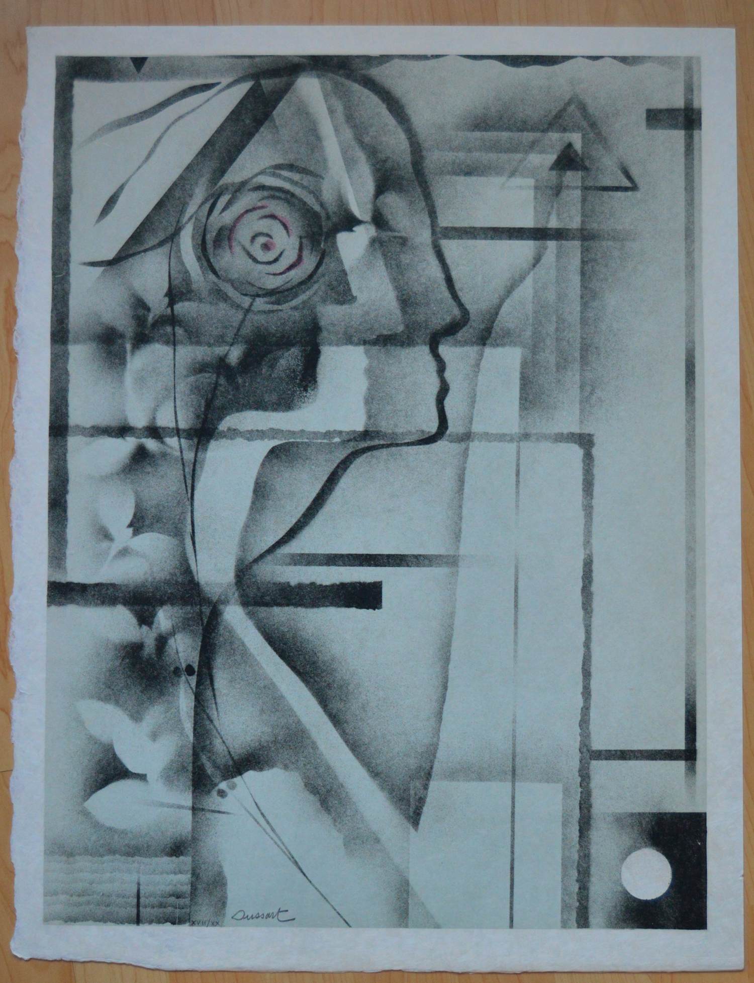 Gislain Dussart - Zonder titel. Oplage; 20 ex. kopen? Bied vanaf 100!