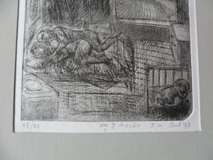 Frits Lindeman - Ets, Titel. " Dag en nacht ". kopen? Bied vanaf 15!