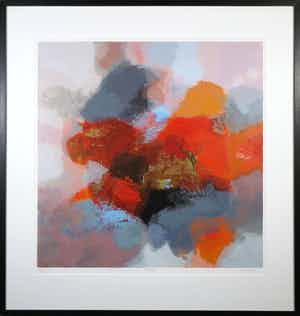 Eelco Maan - Zeefdruk, Pastorale - Ingelijst verkocht voor € 60!