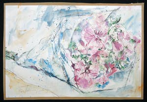 Pom Hoogstadt - Aquarel, Hommage aan Piet Heldoorn kopen? Bied vanaf 1!