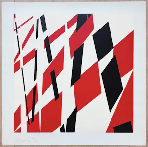 Peter Struycken - zeefdruk: geometrisch abstract (1966) kopen? Bied vanaf 250!