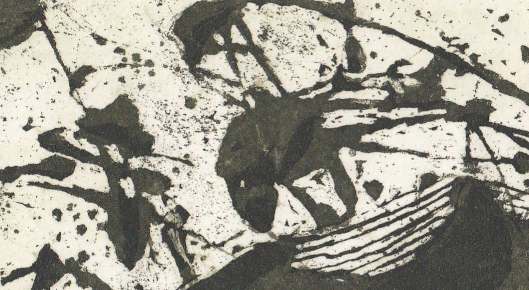 Nelly van den Boom-Hukkelhoven - Ets - In de Bermuda Driehoek kopen? Bied vanaf 1!