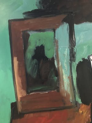 Anton Martineau - Stilleven met groen glas kopen? Bied vanaf 500!