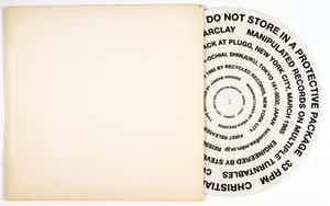 Christian Marclay - Record without a Cover - Re_issue Japan - Handgesigneerd verkocht voor € 1!
