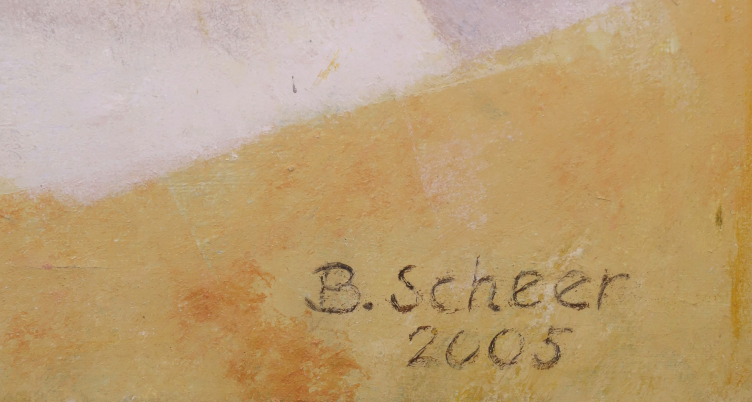 Betty Scheer - Olieverf op doek, Trossen bananen - Ingelijst kopen? Bied vanaf 100!