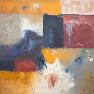 Alexander Vogels - Acryl op doek, Blauw Palet (Groot) kaufen? Bieten Sie von 550!