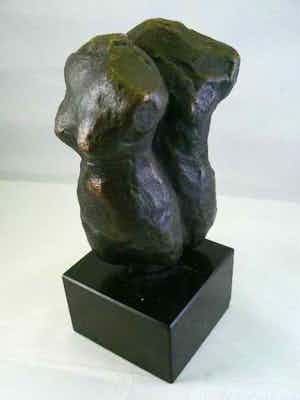 Brons (Onbekend) - Torso (Man & Vrouw) van Susanne den Hoed verkocht voor € 199!