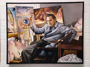 Alfonso Moreno - Salvador Dali in zijn atelier in New York kopen? Bied vanaf 395!
