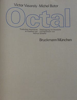 Victor Vasarely - Kunstboek/portfolio 'Octal' met 9 kleurenlitho's kopen? Bied vanaf 600!