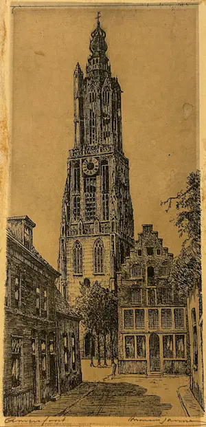 Marius Janssen - Onze Lieve Vrouwetoren (“Lange Jan”), Arnhem kaufen? Bieten Sie von 25!