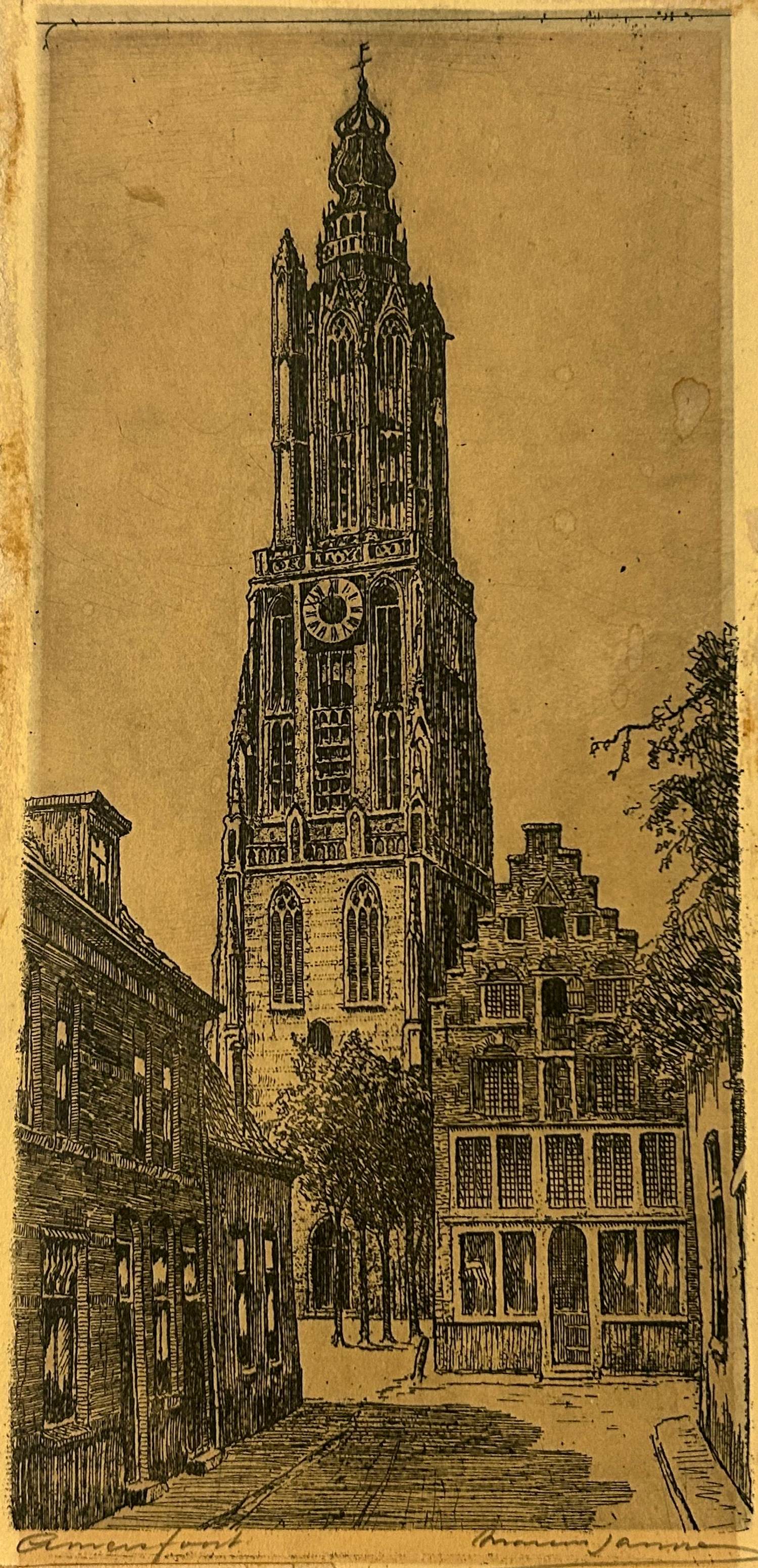 Marius Janssen - Onze Lieve Vrouwetoren (“Lange Jan”), Arnhem kopen? Bied vanaf 25!