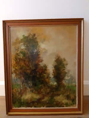 Theodorus van Oorschot - Boszicht verkocht voor € 80!