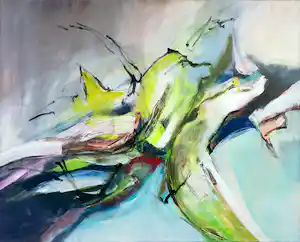 Cobi Nieuwstad - Acryl op doek, Vuil landschap (Groot) verkauft für € 35!