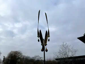 Jorg Wiele - minimalistisch kinetisch beeld, prachtige eye catcher voor in de tuin kopen? Bied vanaf 2000!