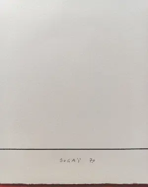 Kumi Sugai - Geometrisch abstract, litho kopen? Bied vanaf 1!