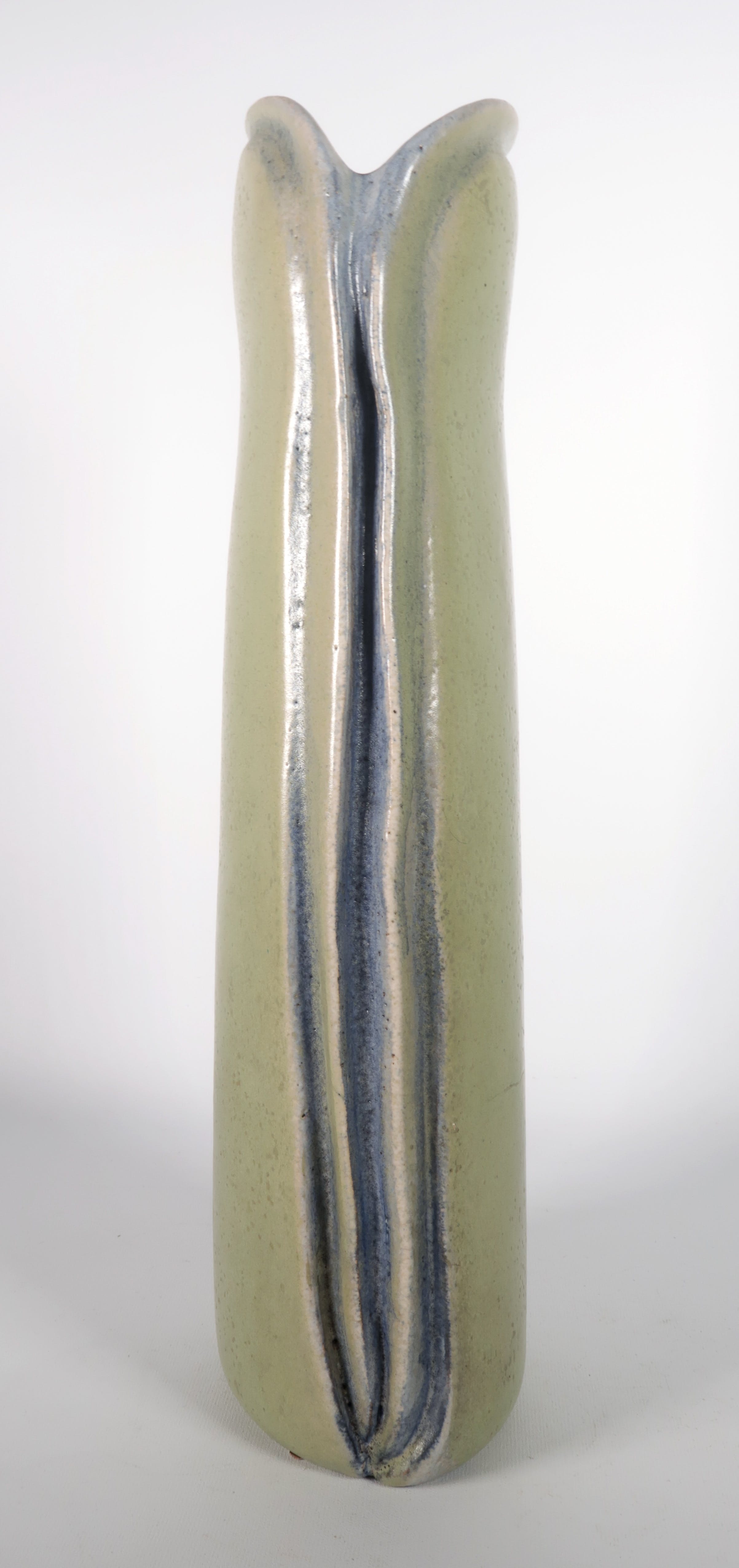 Jan Haans - Keramiek, Groengeglazuurde vaas verkocht voor € 1!