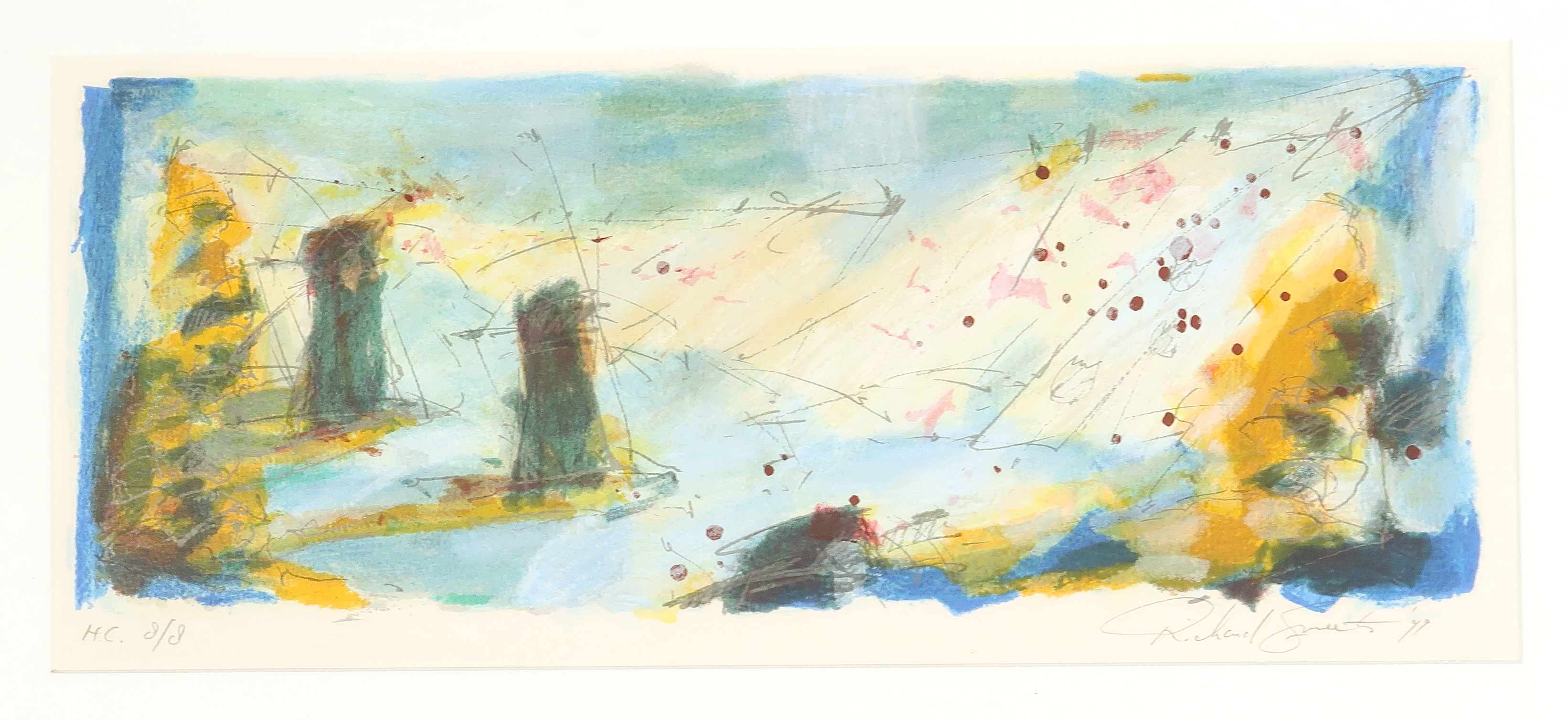 Richard Smeets - Zeefdruk, Zonder titel IV - Ingelijst kopen? Bied vanaf 1!