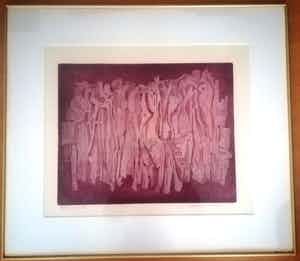 Sjaak Fransoo - Maurits Jacobus Fransoo (1948-2013) Ets-Aquatint 2/10 1981 verkocht voor € 75!
