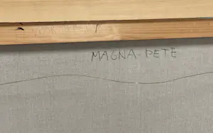 Niet of onleesbaar gesigneerd - Olieverf op doek, Magna Pete (Zeer Groot) kopen? Bied vanaf 1!