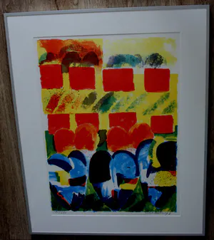Jan Cremer - Zeefdruk: L'Histoire des Coeurs 01 - 1998 (nette lijst!) kopen? Bied vanaf 250!