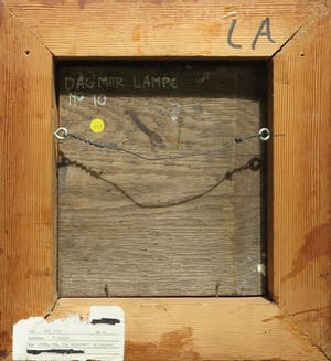 Dagmar Lampe - Gemengde techniek op paneel, Zonder titel kopen? Bied vanaf 10!