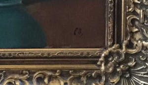 Niet of onleesbaar gesigneerd - C3573-12 - Stilleven met bloemen in blauw vaasje kopen? Bied vanaf 10!
