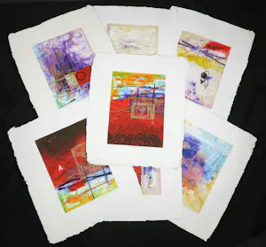 Piotr Konkel - Lot van 7 zeefdrukken op geschept papier, Verschillende titels kaufen? Bieten Sie von 75!