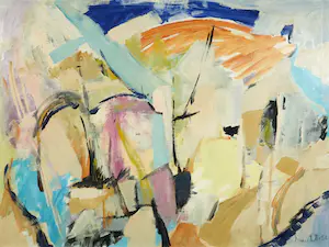 Gian Benedetti - Tempera op paneel, Una vita disordinata - Ingelijst kopen? Bied vanaf 100!