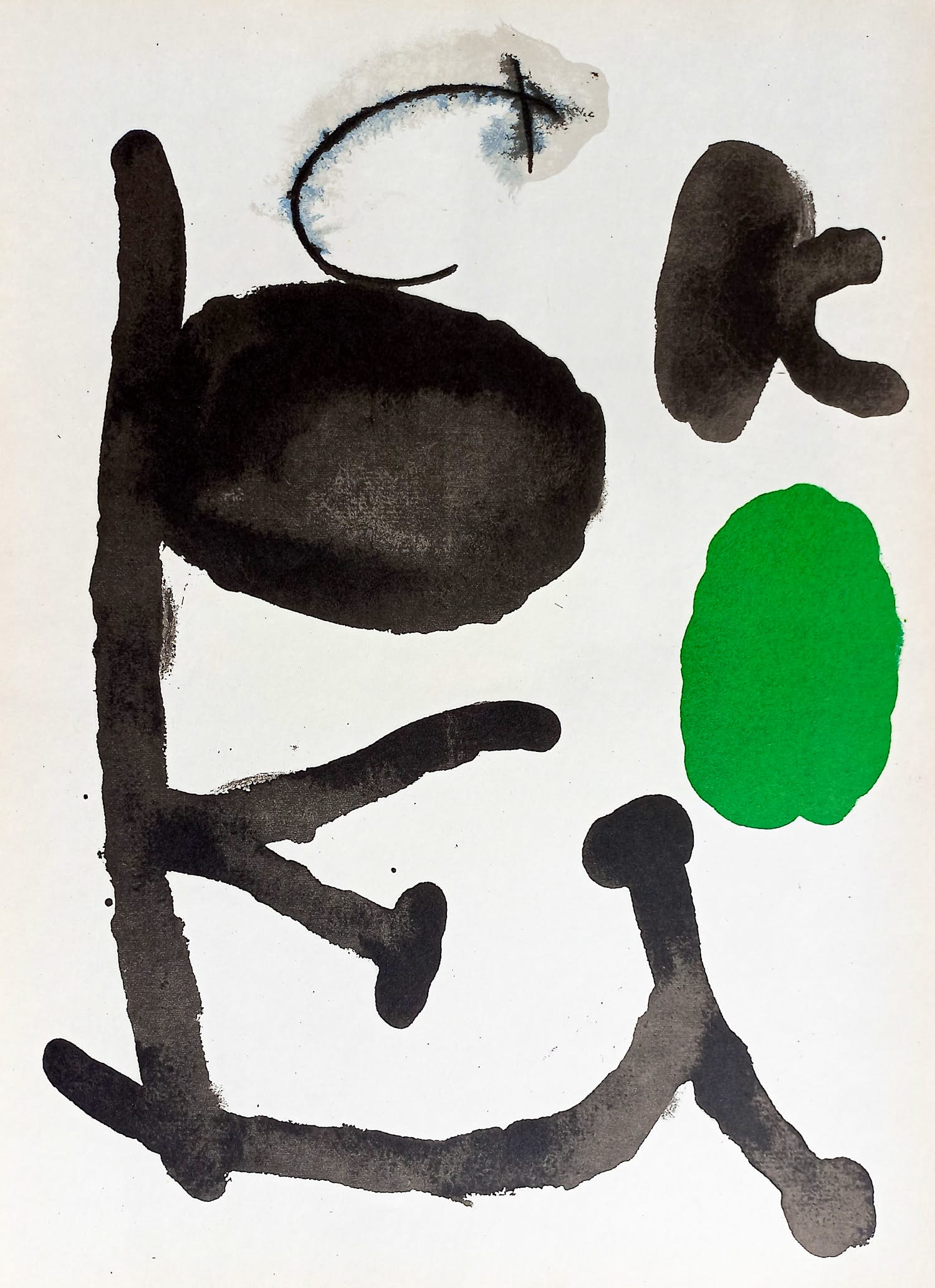 Joan Miro - Abstracte compositie, originele litho (1961) kopen? Bied vanaf 60!