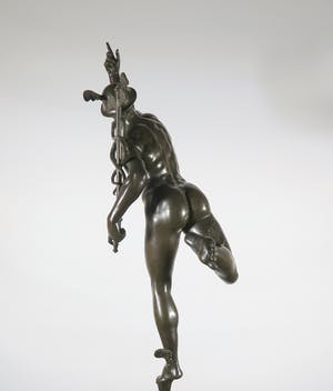 Brons (Onbekend) - Groot indrukwekkend bronzen beeld van Mercurius/Hermes kopen? Bied vanaf 1!