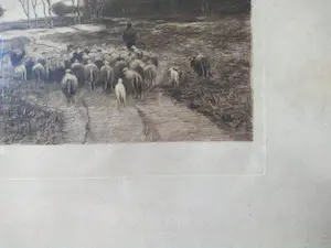 Anton Mauve (sr.) - herder met schapen kopen? Bied vanaf 50!