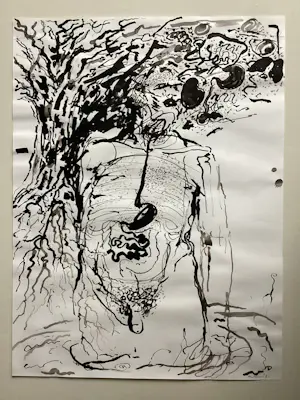 AcheterMathieu Knippenbergh - Oer - inkt tekening? Enchérissez de 50!