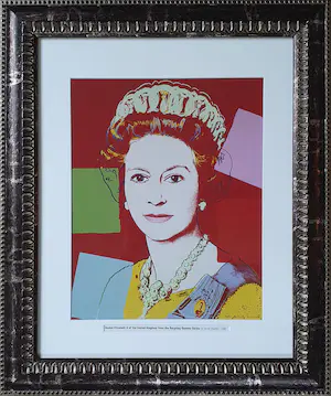 Andy Warhol - 'Queen Elizabeth' - (nieuw ingelijst) kaufen? Bieten Sie von 150!