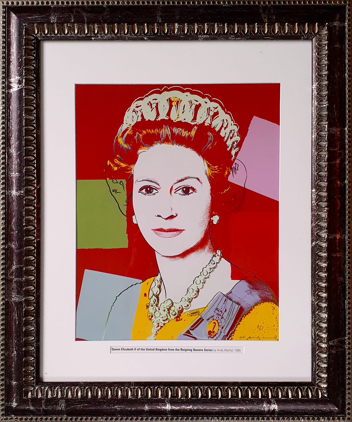 Andy Warhol - 'Queen Elizabeth' - (nieuw ingelijst) kopen? Bied vanaf 150!