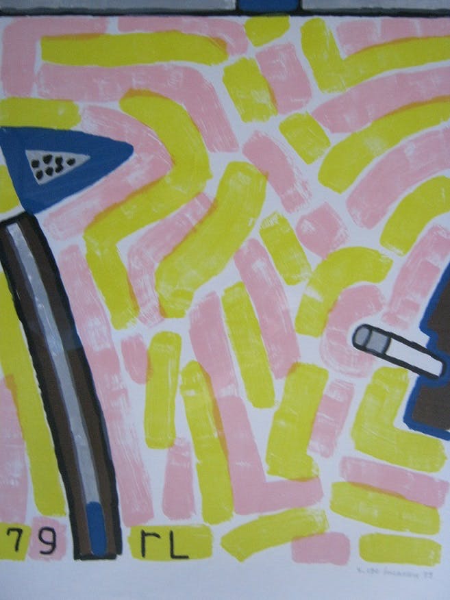 Reinier Lucassen - man met sigaret verkocht voor € 95!