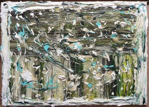 Koen Delaere - Acryl en alkyd op doek, Compositie zonder titel - Ingelijst kopen? Bied vanaf 3000!